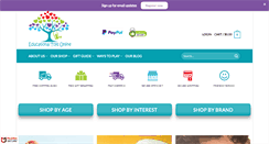 Desktop Screenshot of educationaltoysonline.com.au